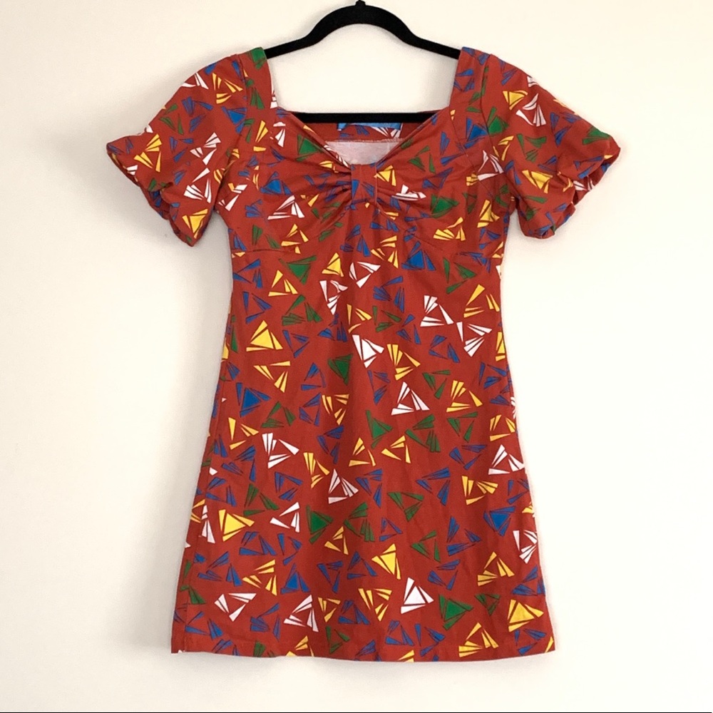 Vintage bubble sleeve dress
